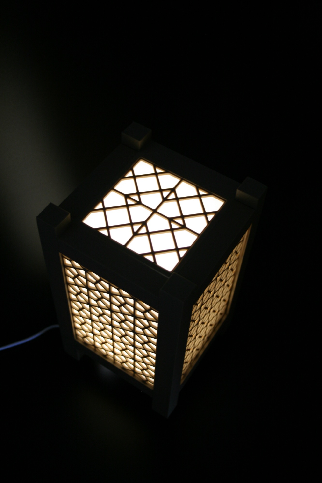 Лампа 'Мрамор и золото' 6